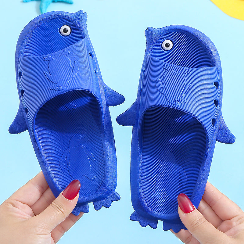 Children'S Slippers Summer New Boy Cartoon Car Baby Sandals Kids Indoor Non-Slip Girls Hole Shoes